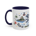 Rio de Janeiro Coffee Mug | Brazil Souvenir Travel Gift | Accent Color Ceramic 11oz 15oz