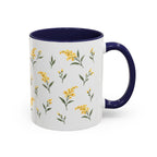 Kentucky Goldenrod Mug, State Flower Floral Coffee Cup, 11oz Botanical Gift