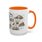 Joshua Tree Coffee Mug | National Park Desert Camping Gift | Accent Color Ceramic 11oz 15oz