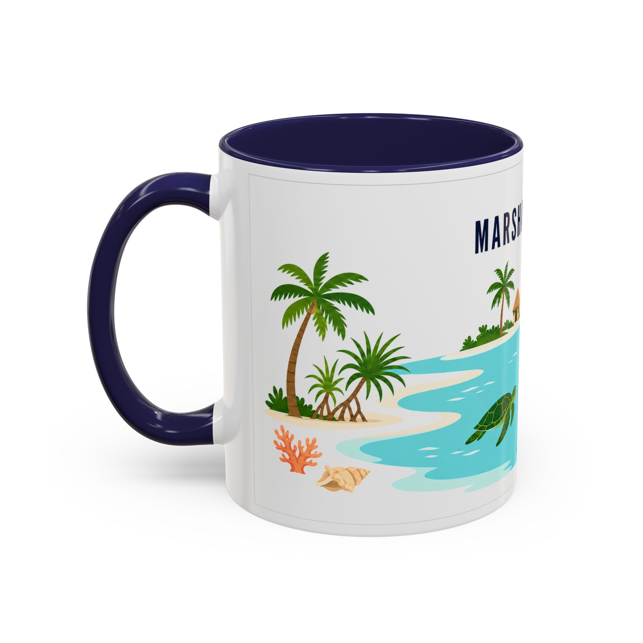 Marshall Islands Coffee Mug | Travel Souvenir Accent Mug | Country Gift Ceramic Cup 11oz 15oz