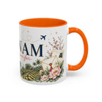 Vietnam Home Country Mug | Moving Away Gift | Long Distance Friendship | 11 oz 15 oz Accent Mug