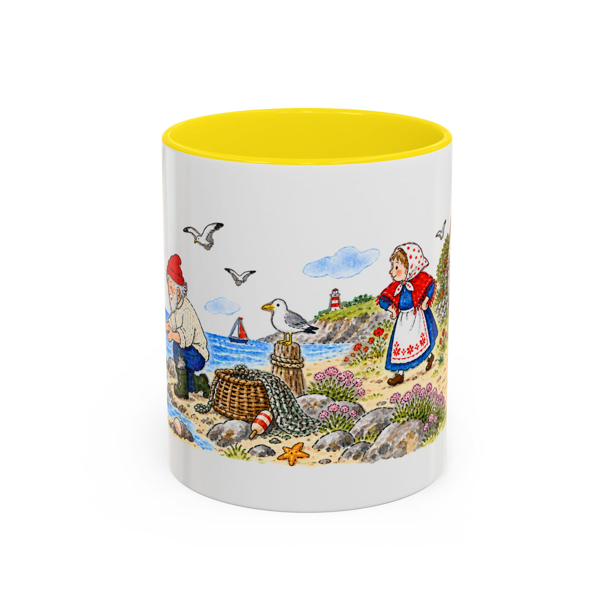 The Fisherman and His Wife Mug | Storybook Fairy Tale Accent Coffee Mug | EveryLegend