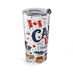 Canada Day 20oz Tumbler | Canadian Pride Gift | Insulated Stainless Steel Travel Cup