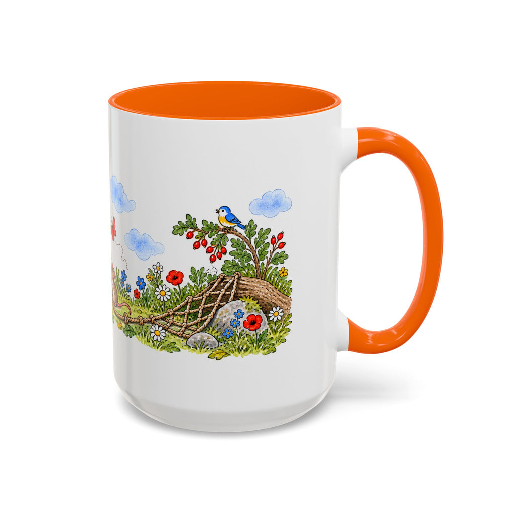 The Lion and the Mouse Mug | Storybook Fairy Tale Accent Coffee Mug | EveryLegend