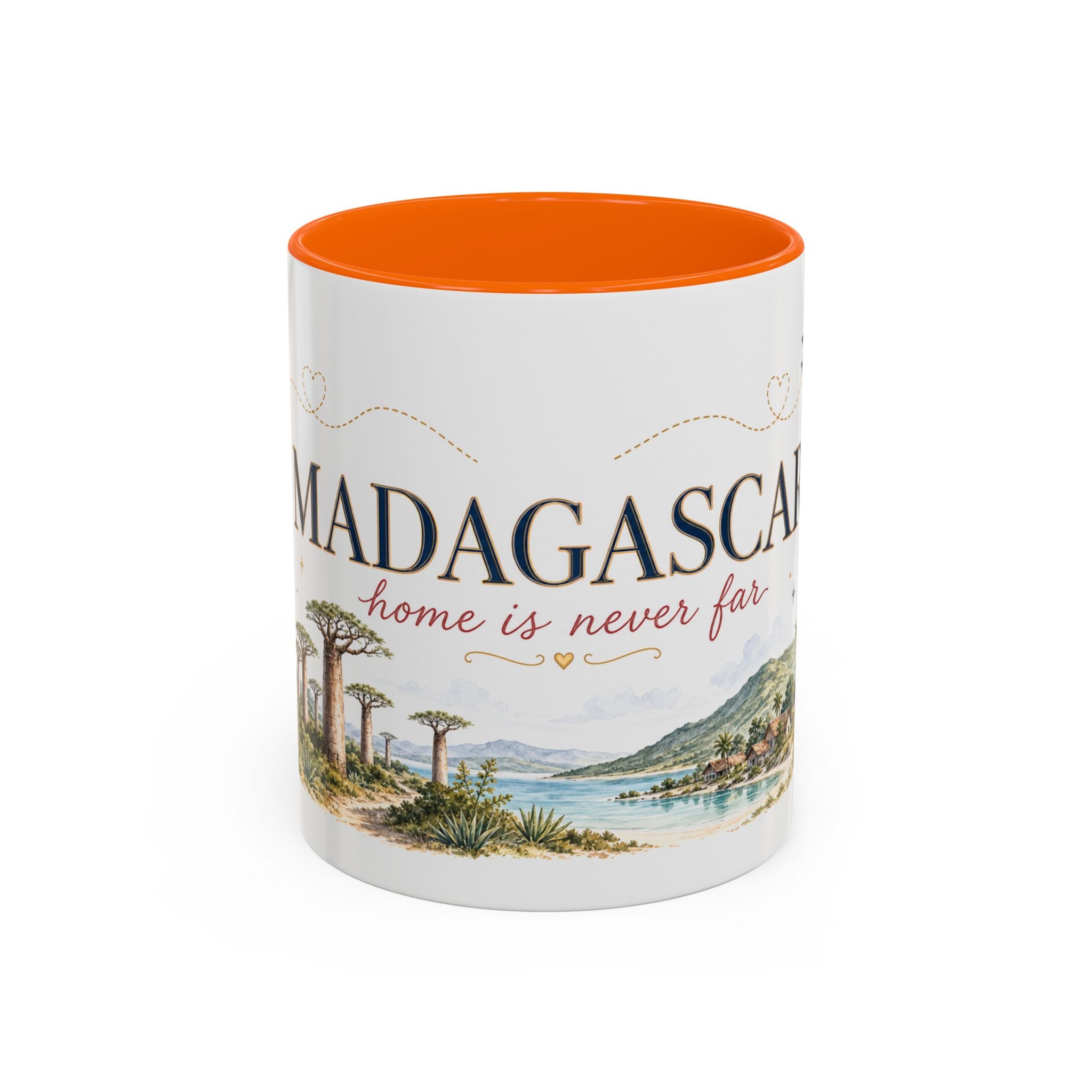 Madagascar Home Country Mug | Moving Away Gift | Long Distance Friendship | 11 oz 15 oz Accent Mug