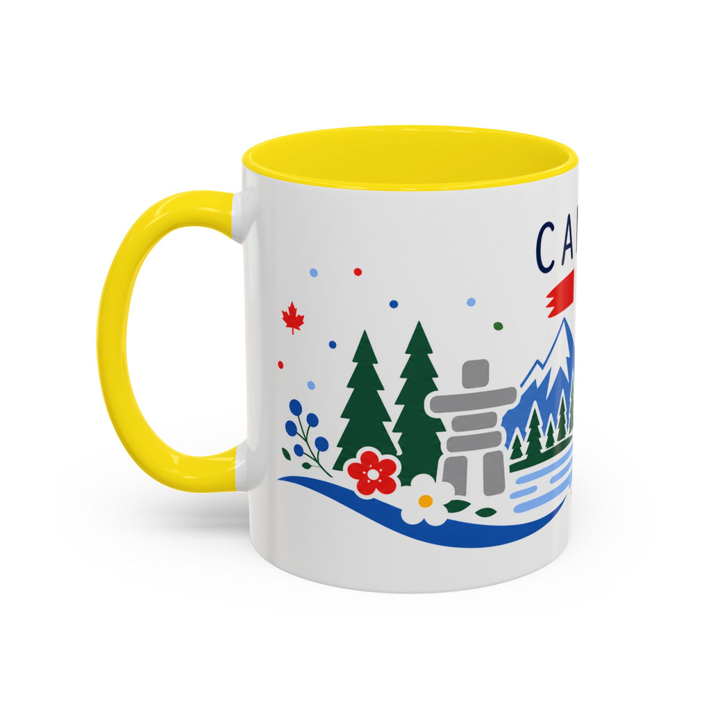 Canada Coffee Mug | Travel Souvenir Accent Mug | Country Gift Ceramic Cup 11oz 15oz