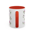 South Dakota Pasque Flower Mug, State Flower Floral Coffee Cup, 11oz Botanical Gift