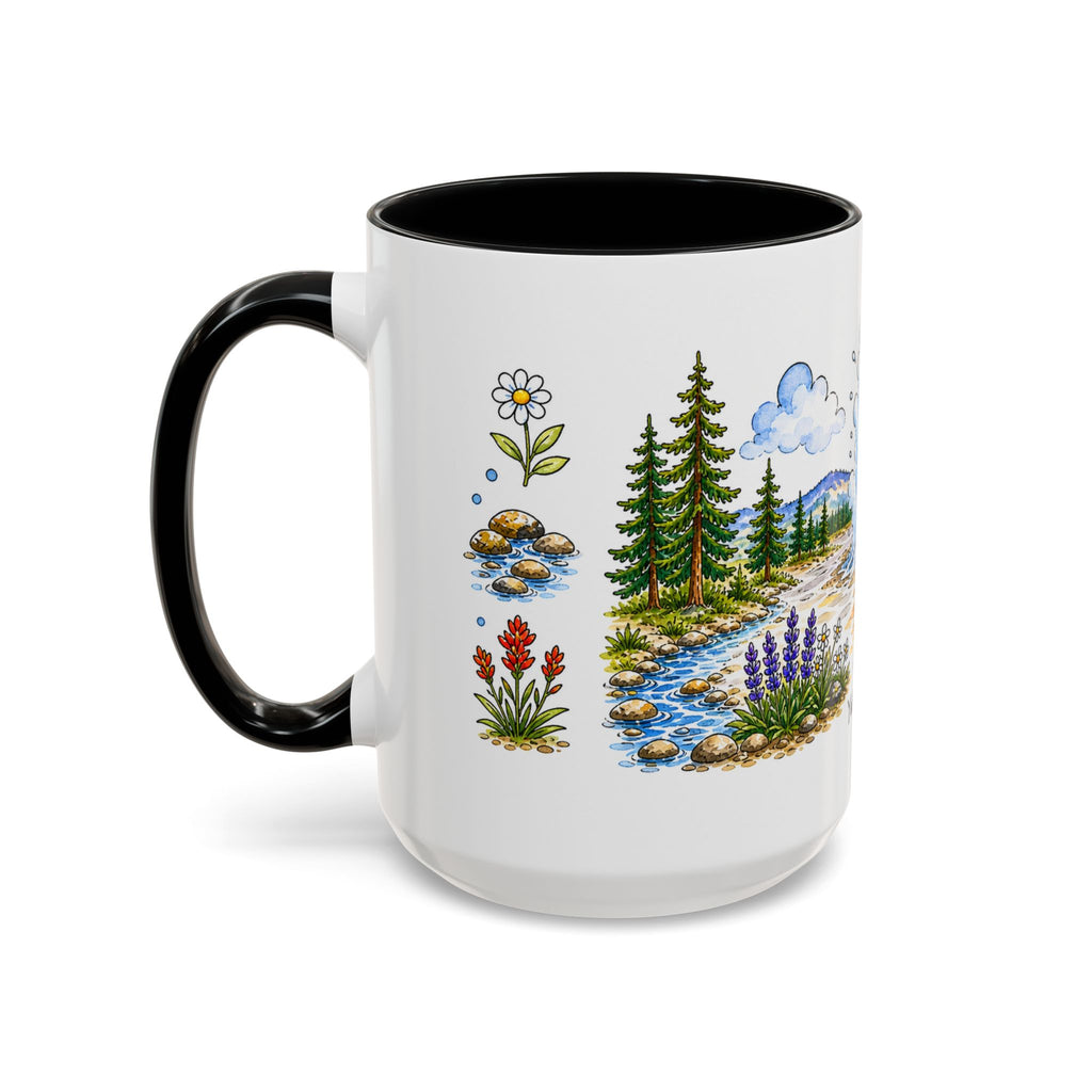 Yellowstone National Park Mug | US Travel Souvenir Accent Coffee Mug | 11oz 15oz Ceramic Cup