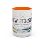 New Jersey Home State Mug | Moving Away Gift | Long Distance Friendship Coffee Cup | 11oz 15oz Accent Mug