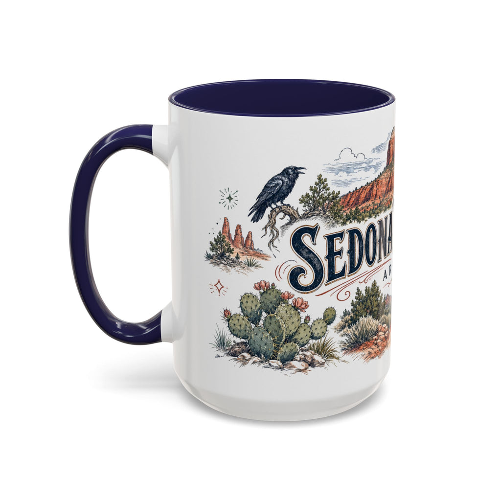 Sedona Red Rocks Mug, Arizona Travel Souvenir, Bucket List Gift, Accent Ceramic Coffee Mug 11oz 15oz