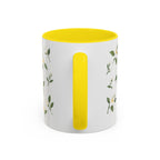 Florida Orange blossom Mug, State Flower Floral Coffee Cup, 11oz Botanical Gift