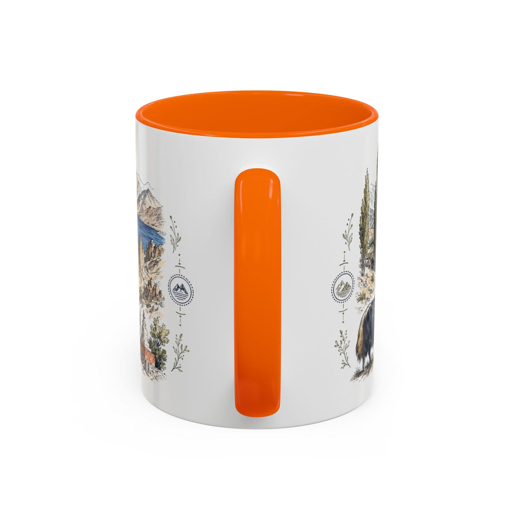 Ladakh Mug, India Travel Souvenir, Bucket List Gift, Accent Ceramic Coffee Mug 11oz 15oz