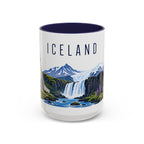 Iceland Coffee Mug | Travel Souvenir Accent Mug | Country Gift Ceramic Cup 11oz 15oz