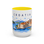 Croatia Coffee Mug | Travel Souvenir Accent Mug | Place Gift Ceramic Cup 11oz 15oz