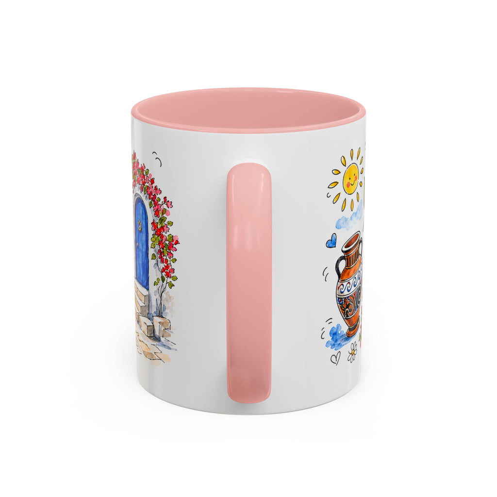 Athens Travel Mug | European City Souvenir Accent Coffee Mug | 11oz 15oz Ceramic Cup