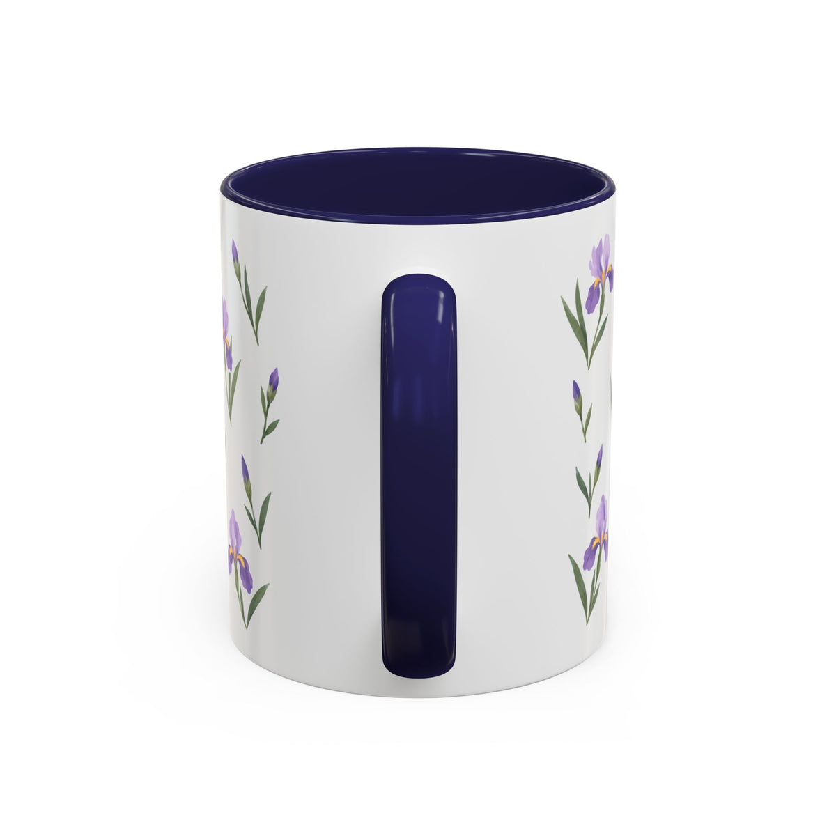 Tennessee Iris Mug, State Flower Floral Coffee Cup, 11oz Botanical Gift