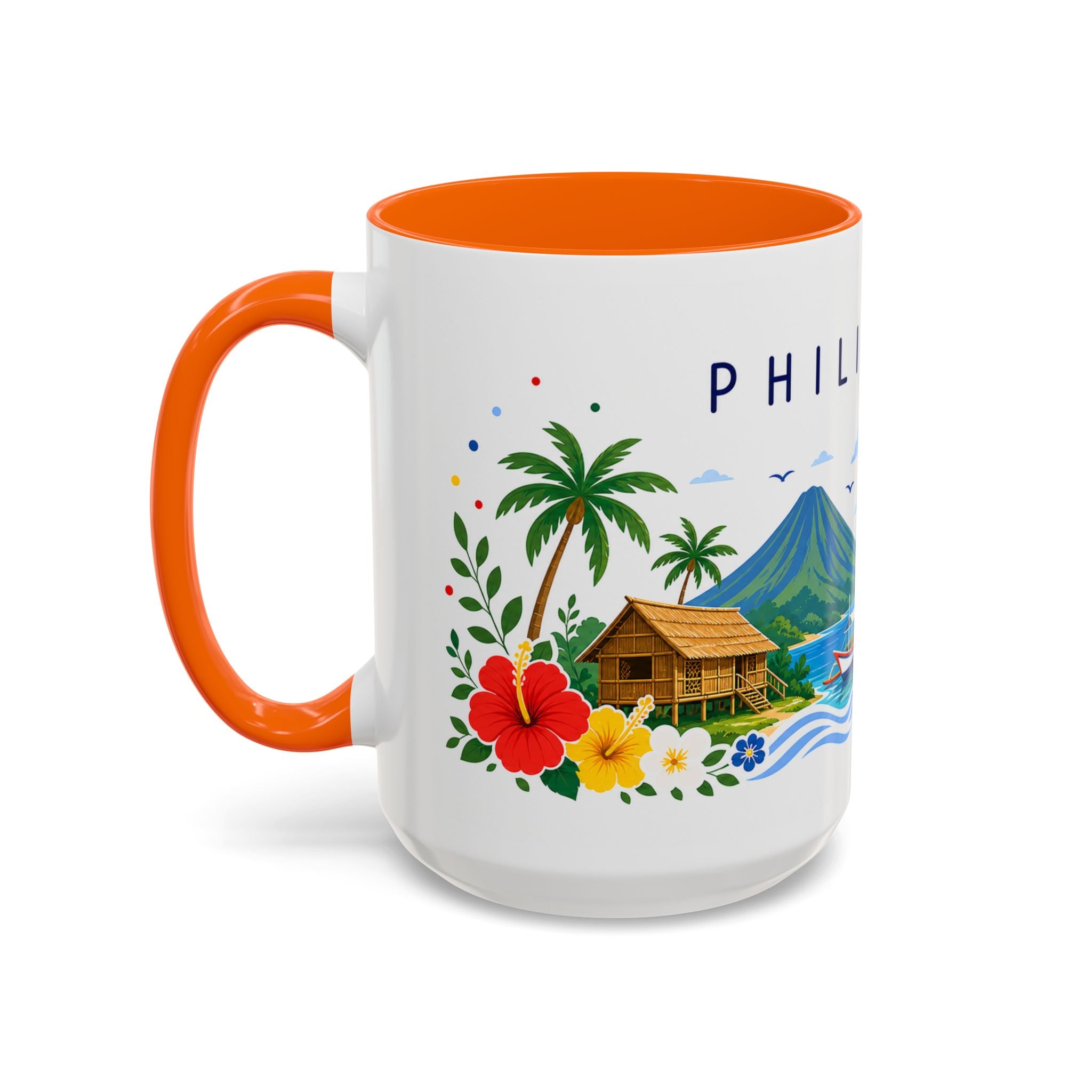Philippines Coffee Mug | Travel Souvenir Accent Mug | Place Gift Ceramic Cup 11oz 15oz