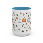 Florence Christmas Mug | Watercolor City Souvenir | Ceramic Coffee Cup (11oz 15oz)