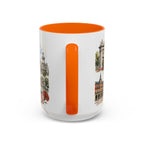 Madrid Coffee Mug | Spain Travel Souvenir | Vintage Illustrated City Gift | 11 oz 15 oz Accent Mug