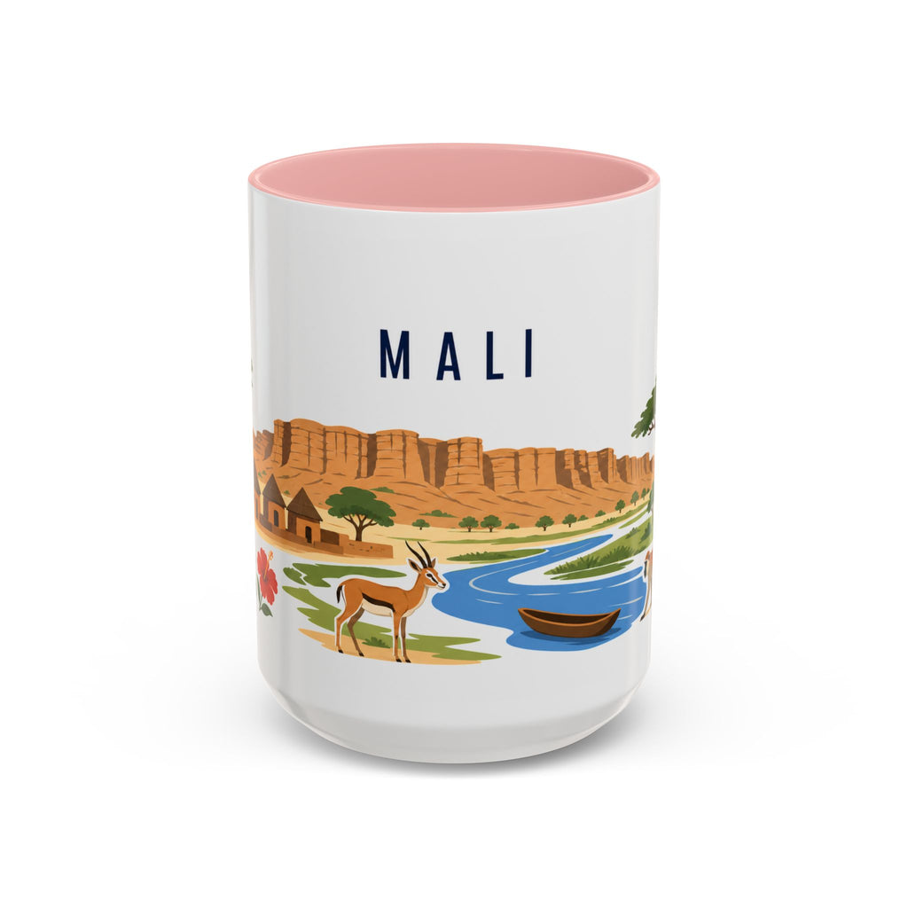 Mali Coffee Mug | Travel Souvenir Accent Mug | Country Gift Ceramic Cup 11oz 15oz