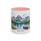 Grand Teton National Park Mug | US Travel Souvenir Accent Coffee Mug | 11oz 15oz Ceramic Cup