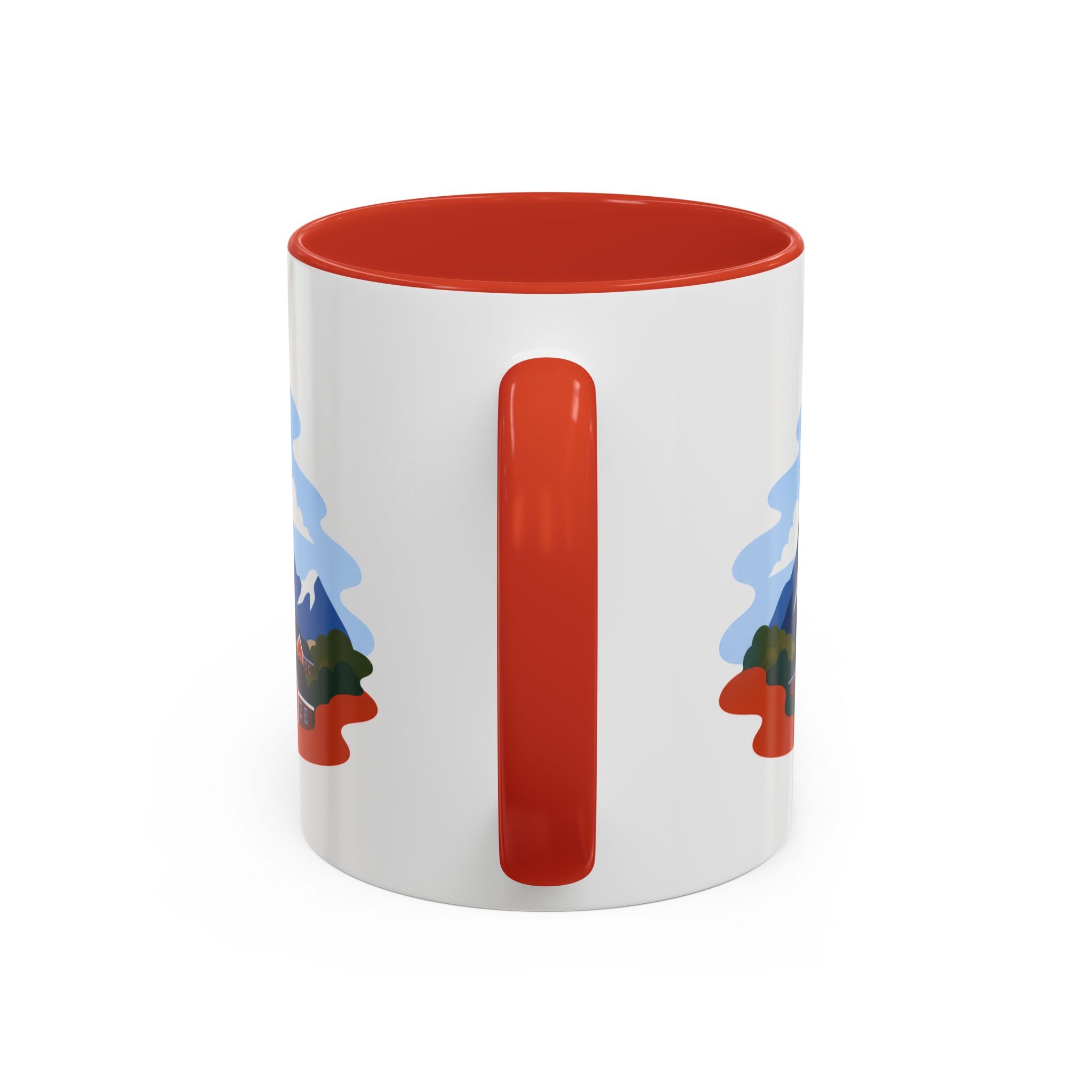 Lofoten Islands Coffee Mug | Travel Destination Souvenir Gift | Accent Color Ceramic 11oz 15oz