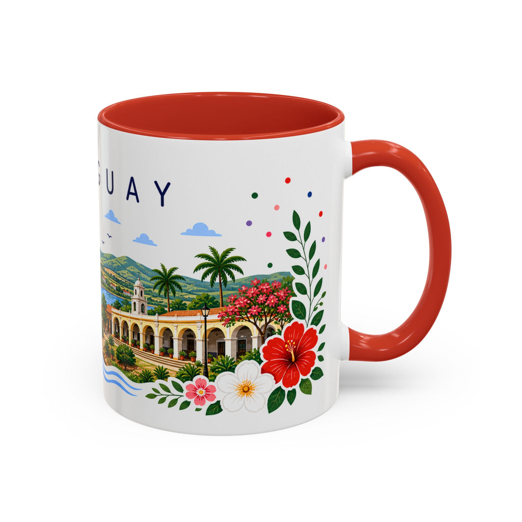 Paraguay Coffee Mug | Travel Souvenir Accent Mug | Place Gift Ceramic Cup 11oz 15oz