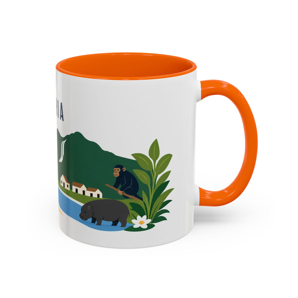 Liberia Coffee Mug | Travel Souvenir Accent Mug | Country Gift Ceramic Cup 11oz 15oz