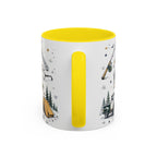 Dad The Legend Coffee Mug | Father's Day Gift for Dad | Accent Color Ceramic 11oz 15oz