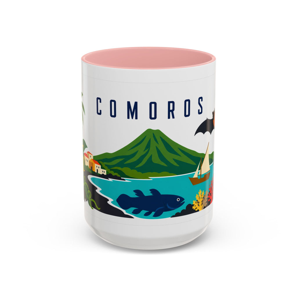 Comoros Coffee Mug | Travel Souvenir Accent Mug | Country Gift Ceramic Cup 11oz 15oz