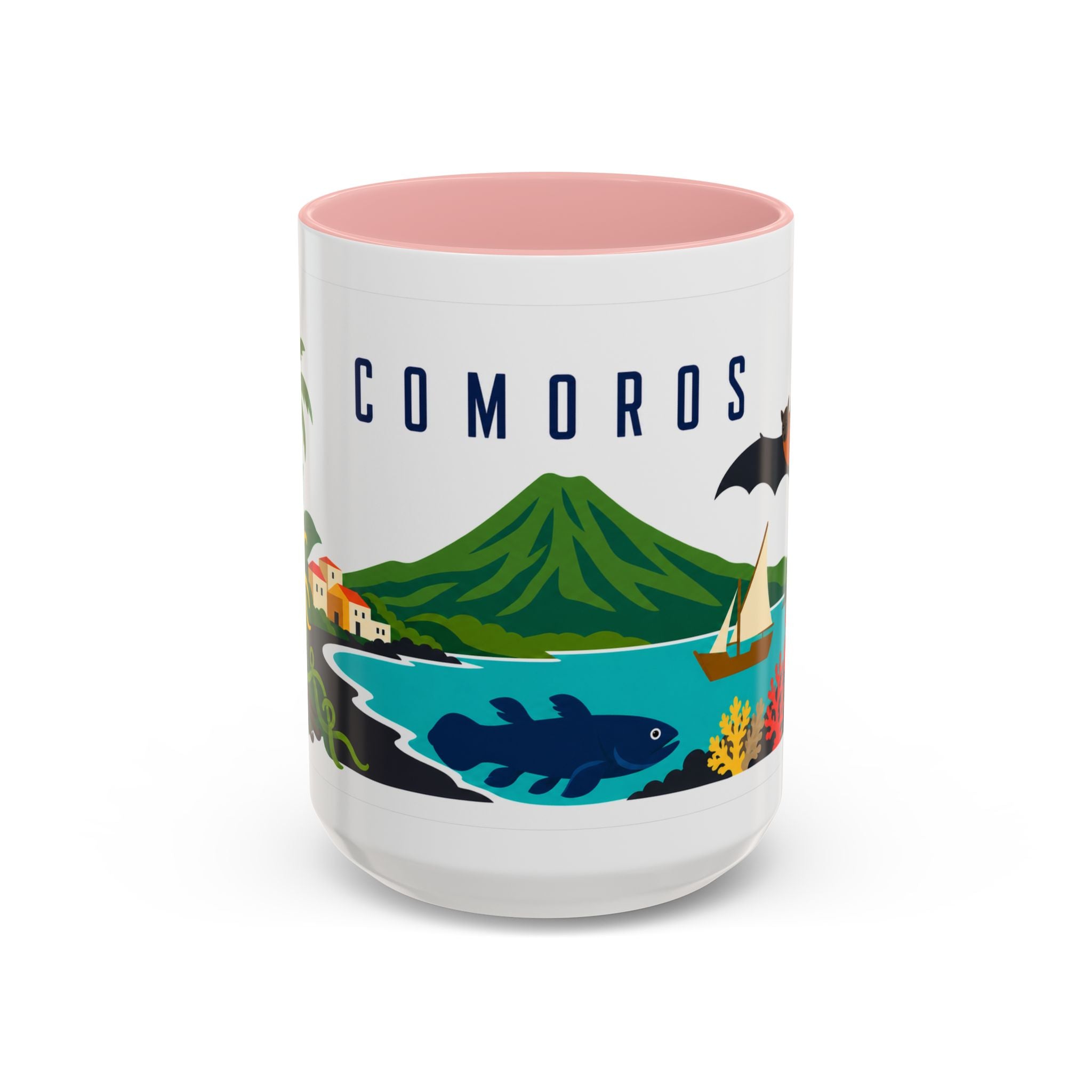 Comoros Coffee Mug | Travel Souvenir Accent Mug | Country Gift Ceramic Cup 11oz 15oz