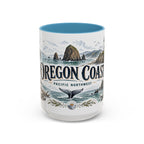 Oregon Coast Mug, Pacific Northwest Travel Souvenir, Bucket List Gift, Accent Ceramic Coffee Mug 11oz 15oz
