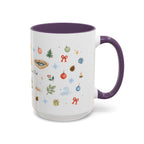 Mammoth Cave National Park Christmas Mug | Watercolor Travel Souvenir | Holiday Gift | Accent Ceramic Coffee Cup 11oz 15oz