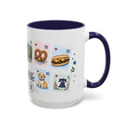 Philadelphia Coffee Mug | Postage Stamp Collage Mug | Travel Souvenir Accent Cup 11oz 15oz