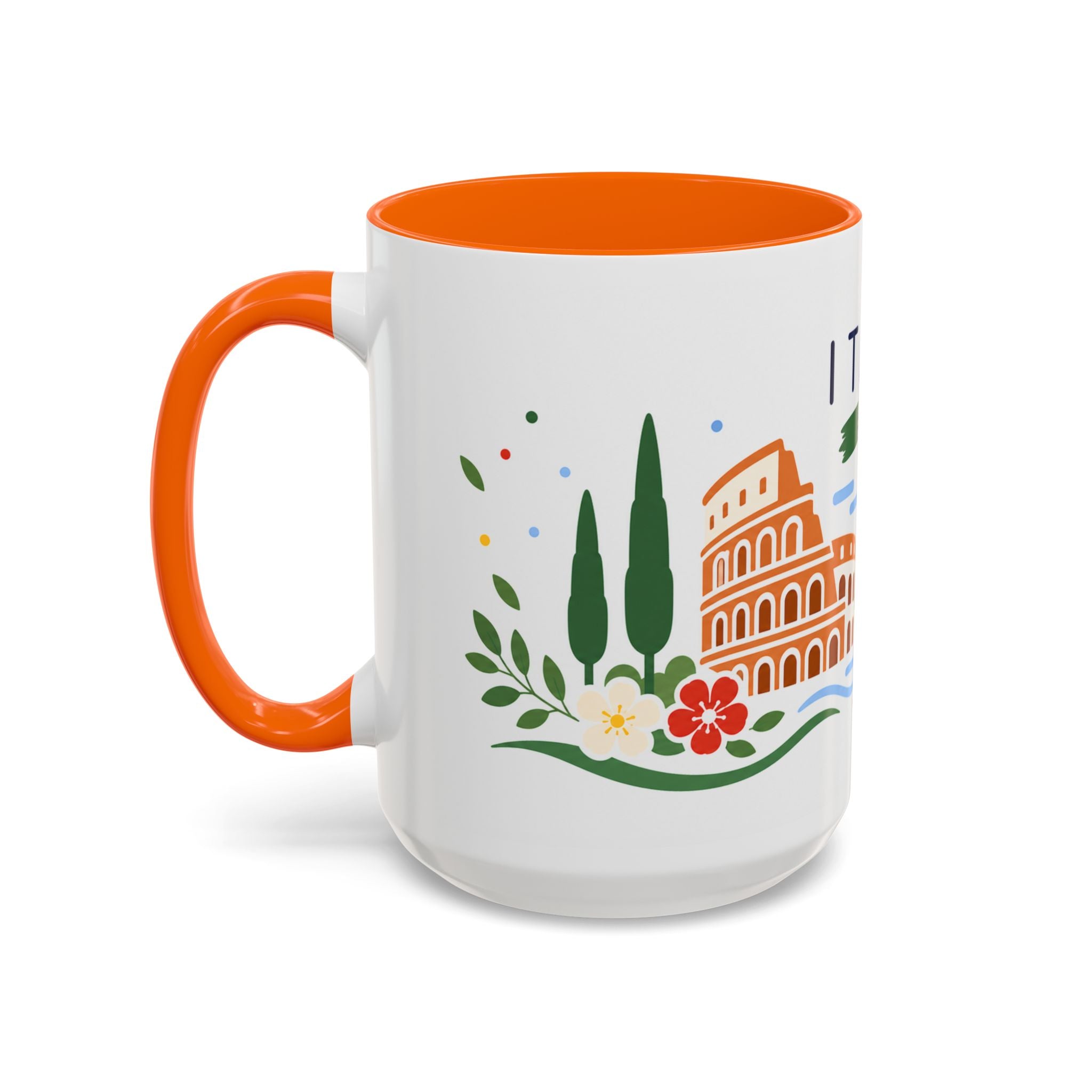 Italy Coffee Mug | Travel Souvenir Accent Mug | Country Gift Ceramic Cup 11oz 15oz