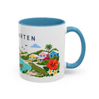 Sint Maarten Coffee Mug | Travel Souvenir Accent Mug | Country Gift Ceramic Cup 11oz 15oz
