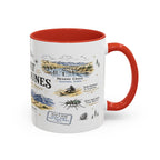 Great Sand Dunes National Park Coffee Mug | Colorado Desert Mountain Dunes Gift | Accent Color Ceramic 11oz 15oz