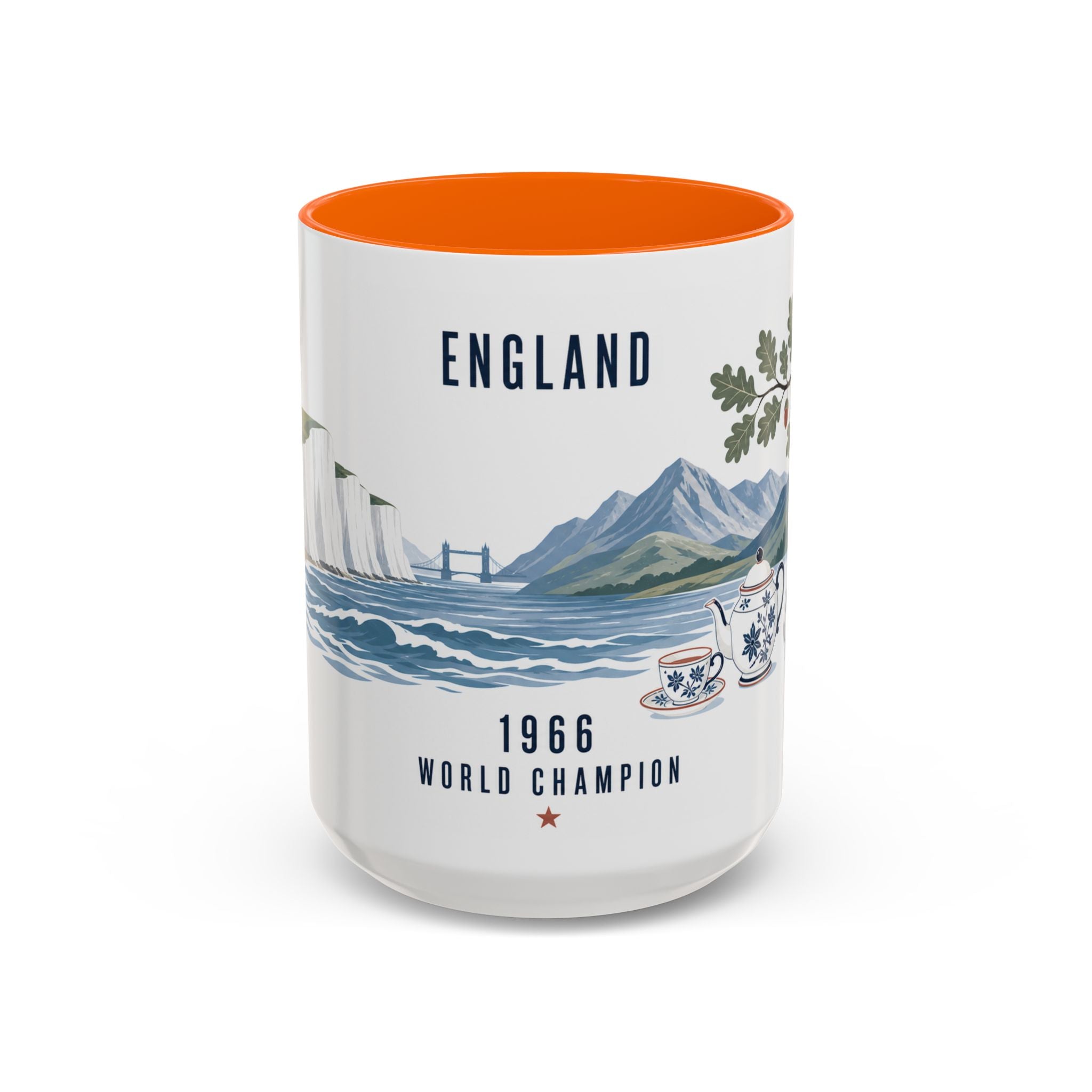 England 1966 World Champion Mug | English Soccer Fan Gift | Football Championship Coffee Cup | 11oz 15oz Accent Mug