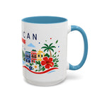 Dominican Republic Coffee Mug | Travel Souvenir Accent Mug | Country Gift Ceramic Cup 11oz 15oz