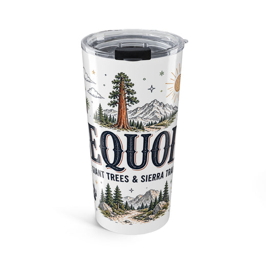 Sequoia National Park 20oz Tumbler | California Forest Gift | Insulated Stainless Steel Travel Cup