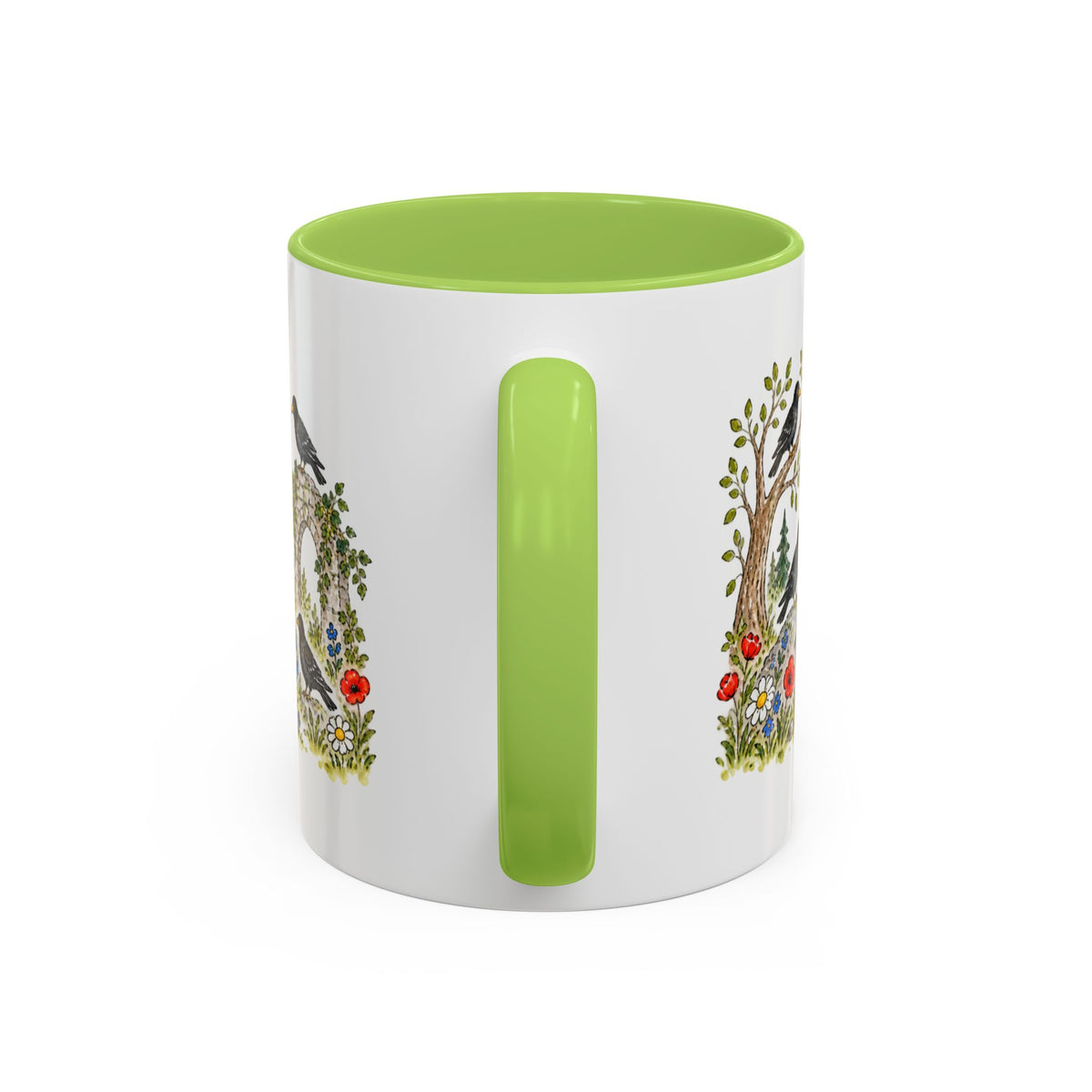 The Seven Ravens Mug | Storybook Fairy Tale Accent Coffee Mug | EveryLegend