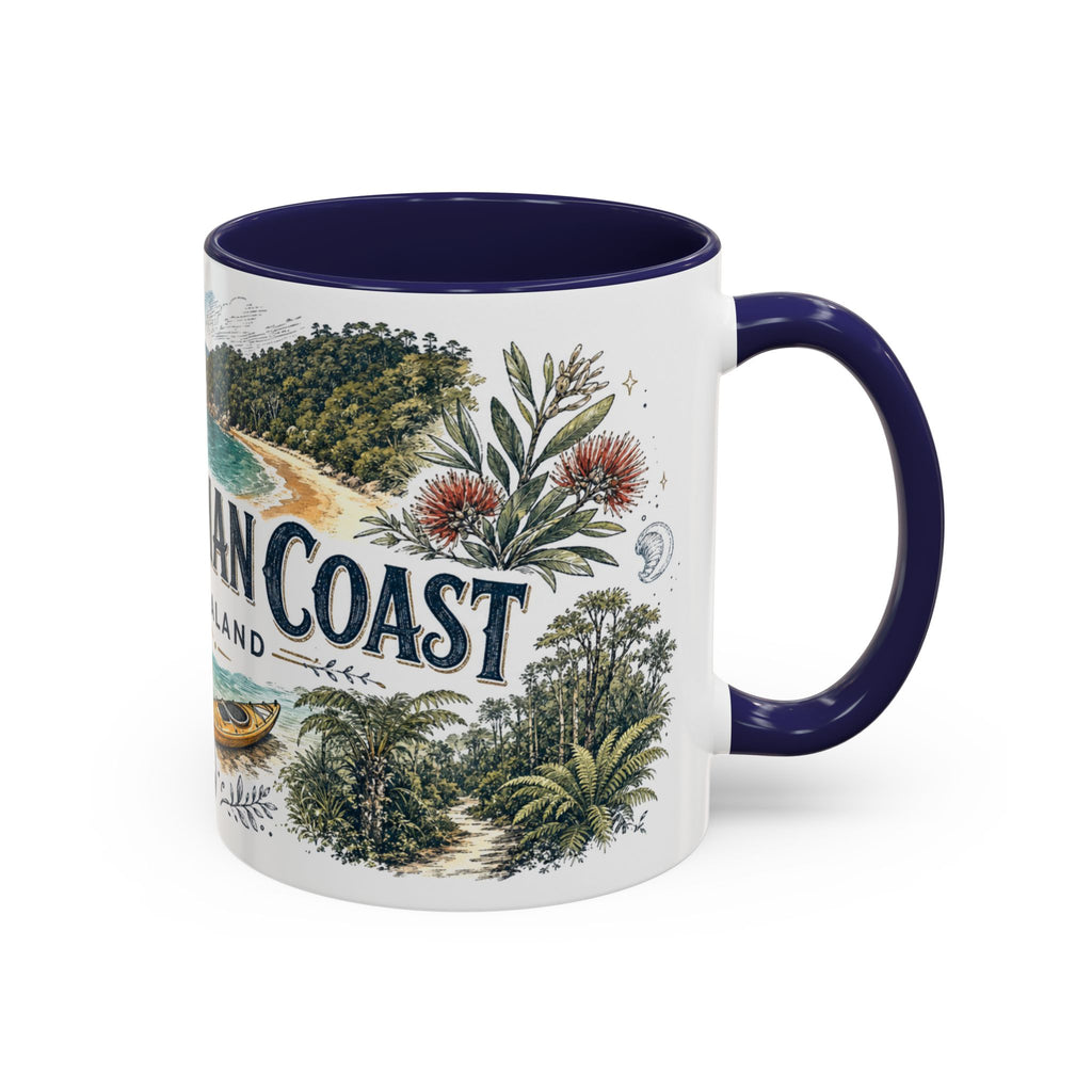 Abel Tasman Coast Mug, New Zealand Travel Souvenir, Bucket List Gift, Accent Ceramic Coffee Mug 11oz 15oz