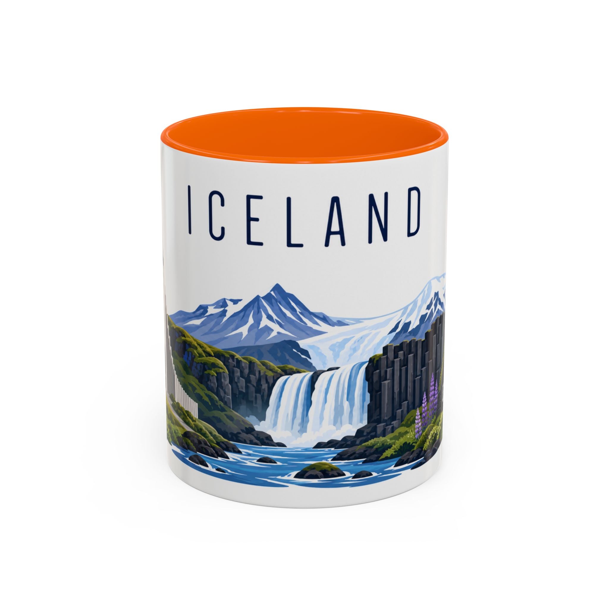 Iceland Coffee Mug | Travel Souvenir Accent Mug | Country Gift Ceramic Cup 11oz 15oz