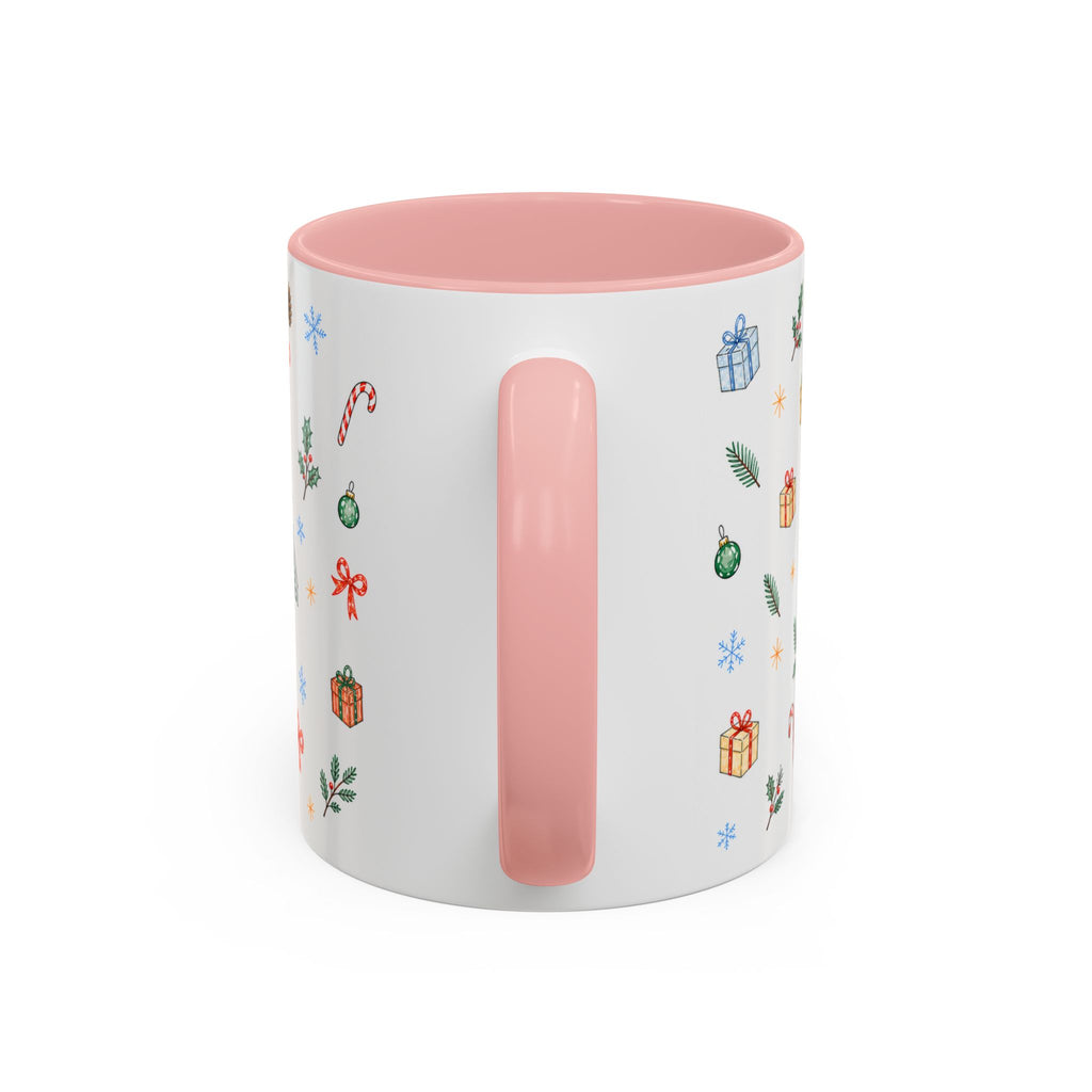 Miami Christmas Mug | Watercolor Art Deco City Souvenir (11oz/15oz)
