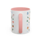 Miami Christmas Mug | Watercolor Art Deco City Souvenir (11oz/15oz)