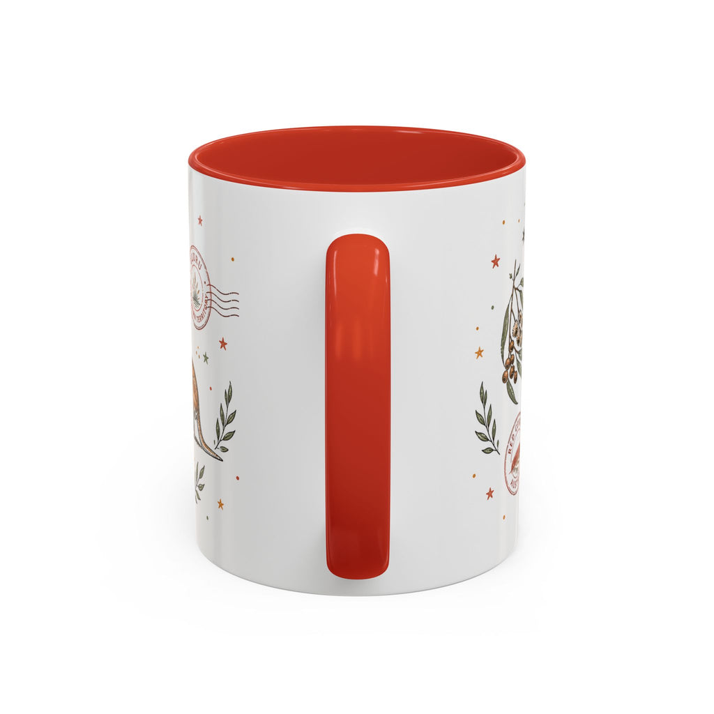 Uluru Coffee Mug | Travel Destination Souvenir Gift | Accent Color Ceramic 11oz 15oz