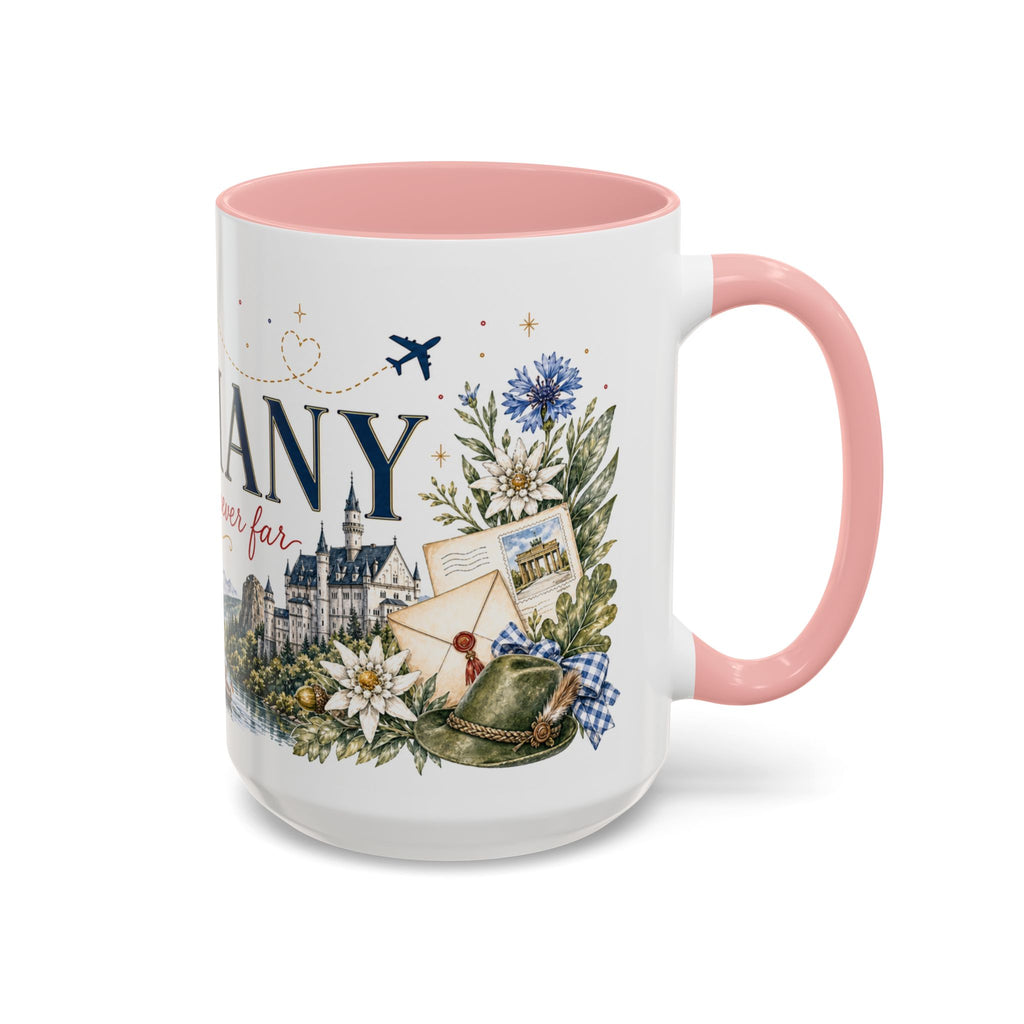Germany Home Country Mug | Moving Away Gift | Long Distance Friendship | 11 oz 15 oz Accent Mug