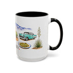 Albuquerque Illustrated Travel Mug | City Souvenir Accent Coffee Mug | 11oz 15oz Ceramic Cup