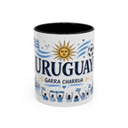Uruguay Soccer Coffee Mug | World Cup Fan Gift | Accent Color Ceramic 11oz 15oz Match Day Cup