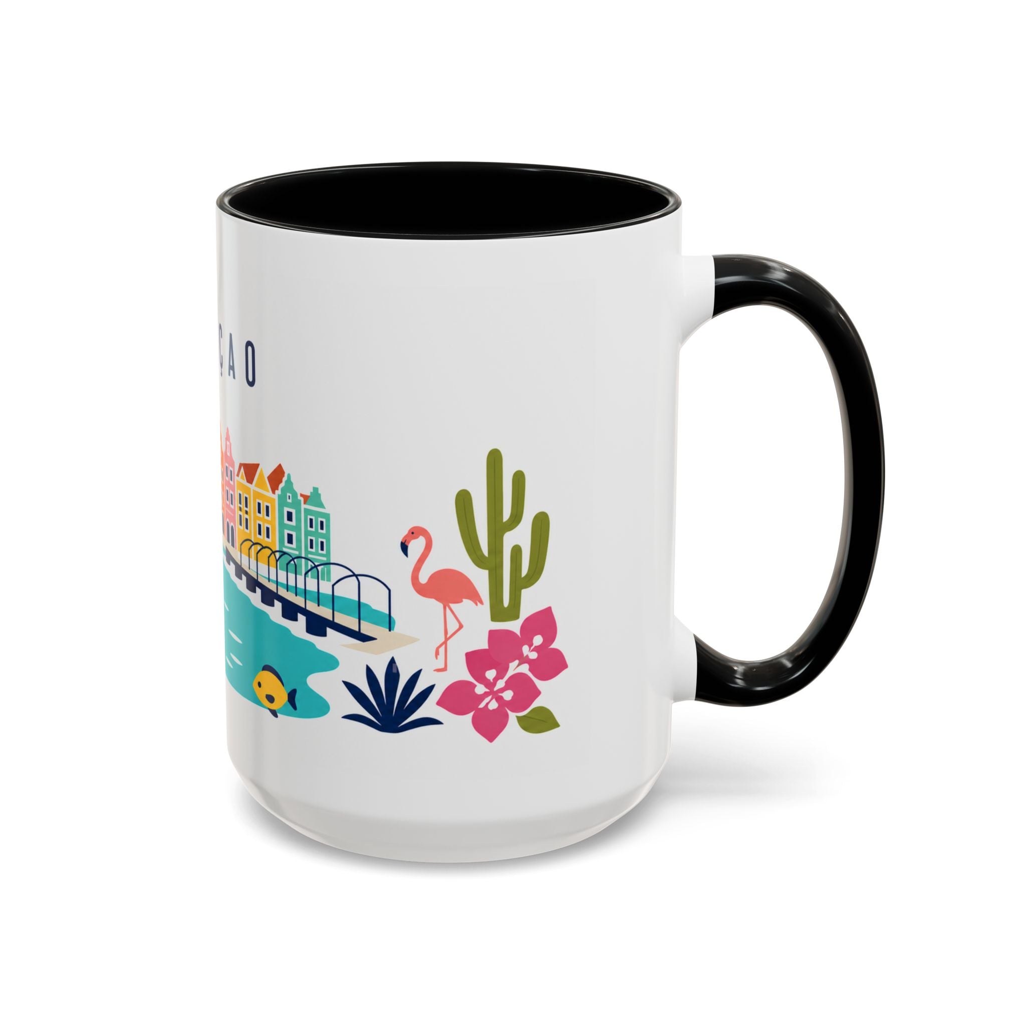 Curaçao Coffee Mug | Travel Souvenir Accent Mug | Country Gift Ceramic Cup 11oz 15oz